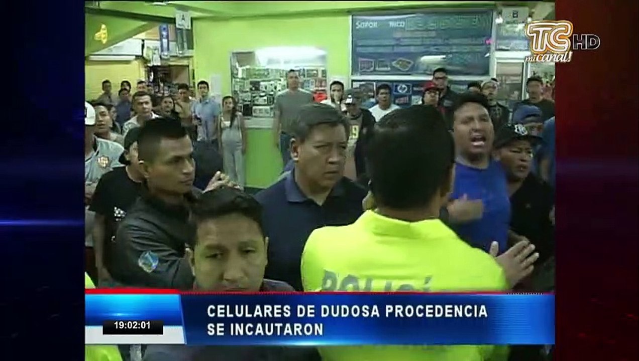 Celulares de dudosa procedencia fueron incautados en Quito