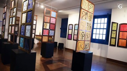 Guardião mostra coleção de terços