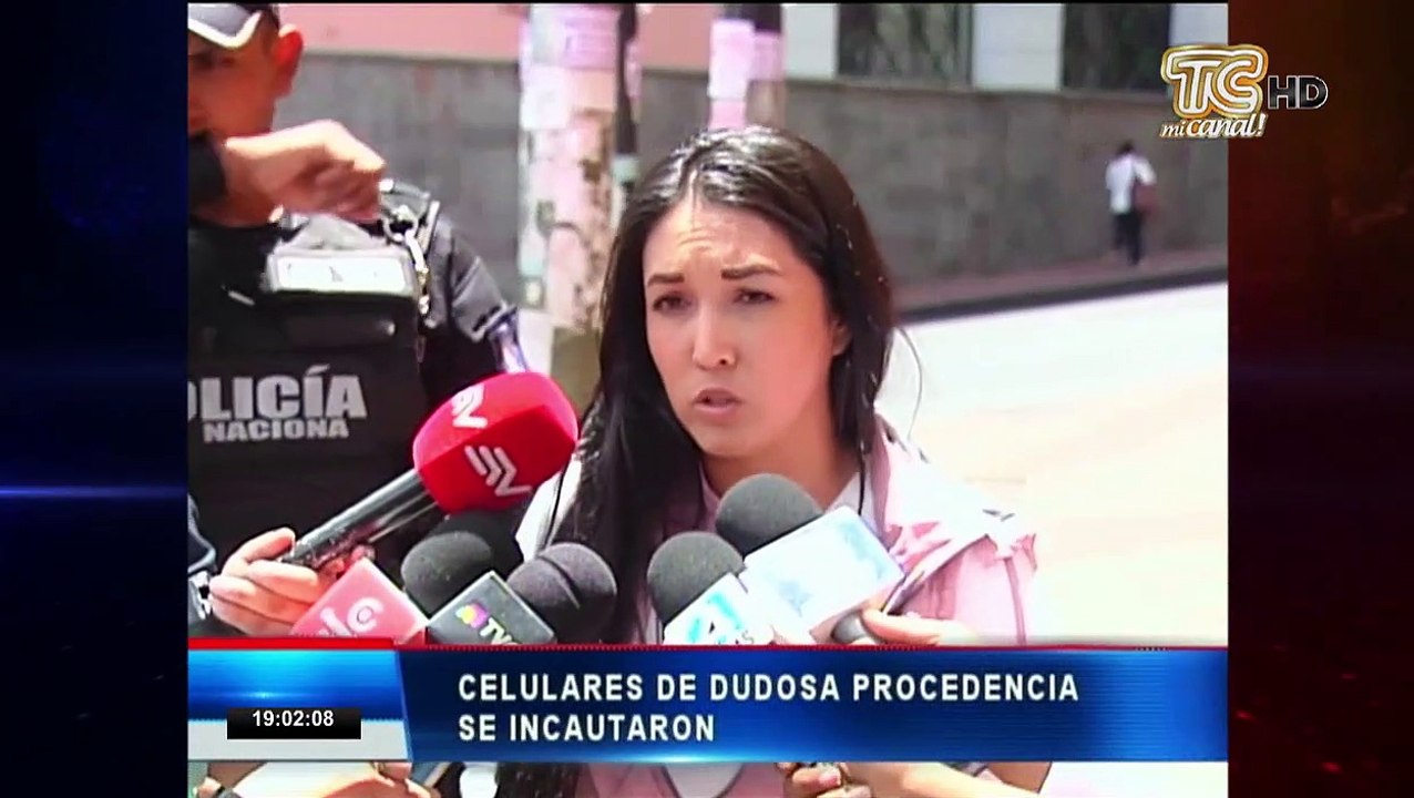 Celulares de dudosa procedencia fueron incautados en Quito