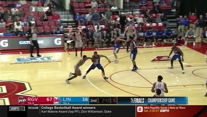 Theo Pinson sends the shot away