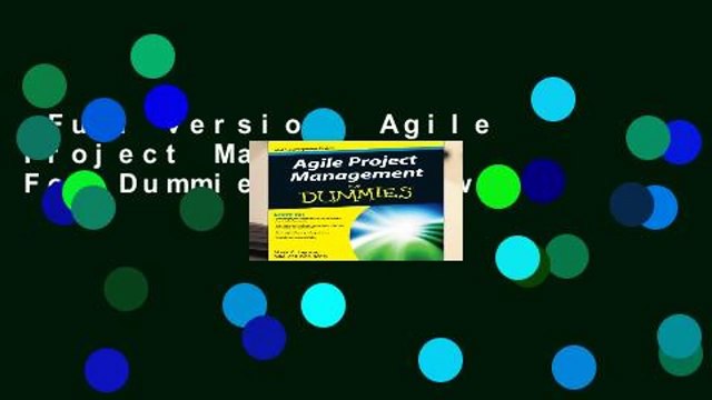 Full version Agile Project Management For Dummies Review