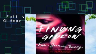 Full version  Finding Gideon  For Kindle