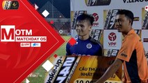 Quang Hải nhận danh hiệu cầu thủ xuất sắc nhất trận đấu ngay trong ngày sinh nhật | VPF Media