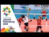 [เซต2] วอลเลย์บอลหญิง ไทย Vs เกาหลีใต้ รอบรองชนะเลิศ  | เอเชียนเกมส์ 2018