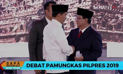 Jokowi-Ma'ruf dan Prabowo-Sandiaga Akan Dipertemukan di Debat Pamungkas