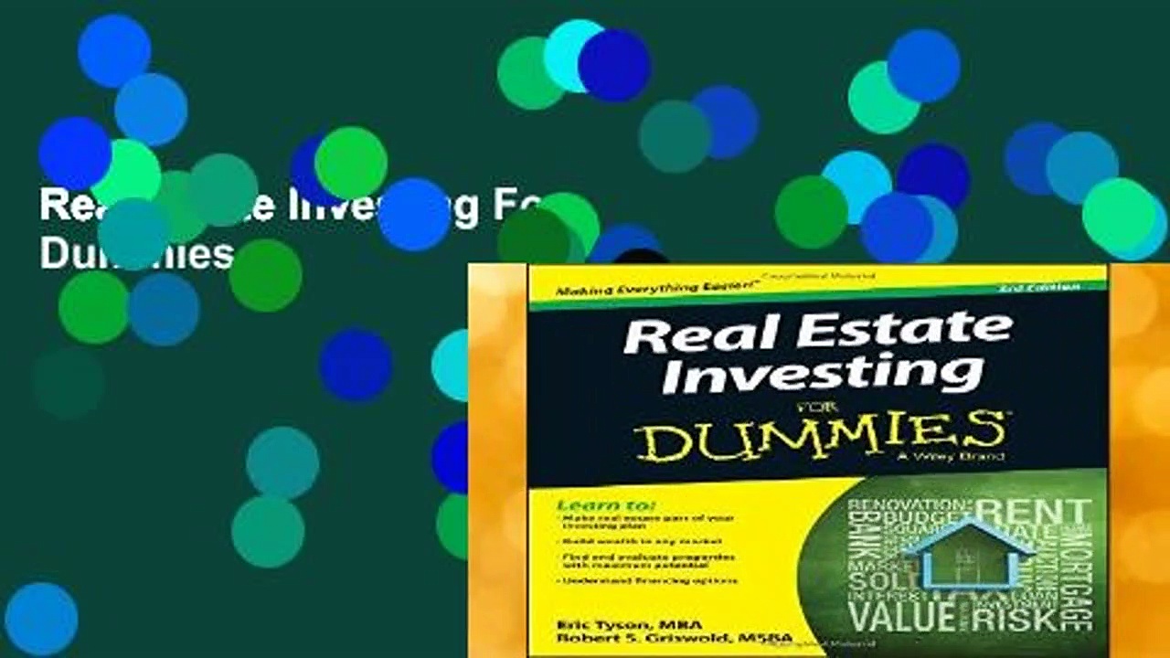Real Estate Investing For Dummies