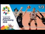 [เซต1] วอลเลย์บอลหญิง ไทย Vs จีน รอบชิงชนะเลิศ | เอเชียนเกมส์ 2018