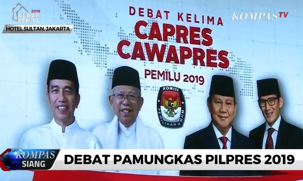 Persiapan Debat Pamungkas Pilpres 2019