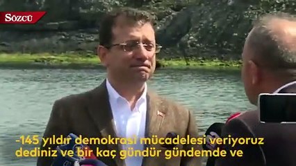 Ekrem İmamoğlu: A Haber’in sorularını yanıtladım ama yayınlamadılar