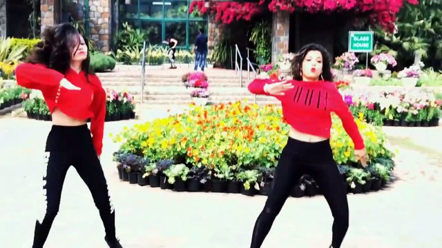 Girls Dance practice in the garden