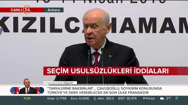 MHP Lideri Devlet Bahçeli Kızılcahamam'da