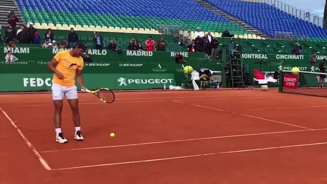 ATP - Rolex Monte-Carlo 2019 - Rafael Nadal est bien arrivé à Monte-Carlo, son 1er entrainement vendredi pour le tenant du titre