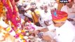 रामनवमी पर वैभव गहलोत और गजेंद्र सिंह शेखावत मिले एक दूसरे से गले- ram-navami-shobha-yatra-jodhpur-bjp-and-congress-candidates-hug-each-other-in-jodhpur
