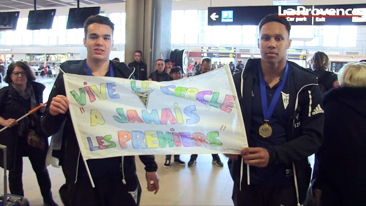 Les poloistes du CNM de retour à Marseille après leur titre de champions d'Europe