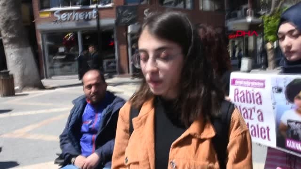 Malatya'da, 'Rabia Naz' Eylemi
