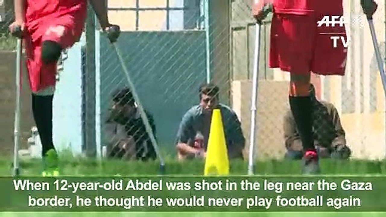 Gaza amputees tackle trauma with football