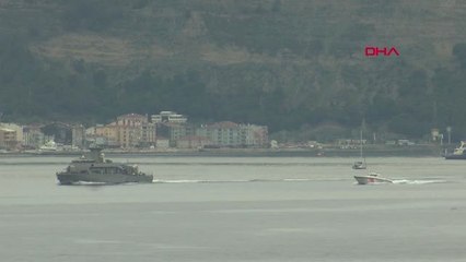 Çanakkale Yunanistan Savaş Gemisi Çanakkale Boğazı'ndan Geçti