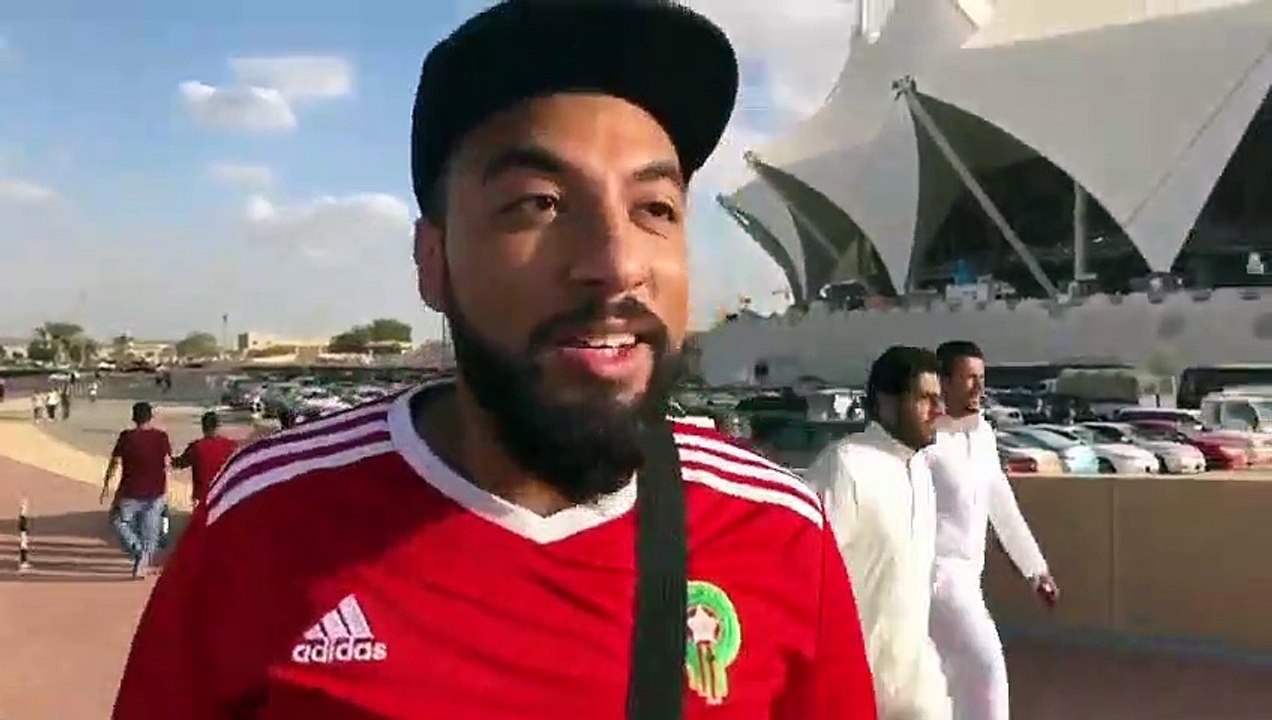 مغربي يحضر ملعب الملك فهد بالرياض لمتابعة مباراة النصر والإتحاد