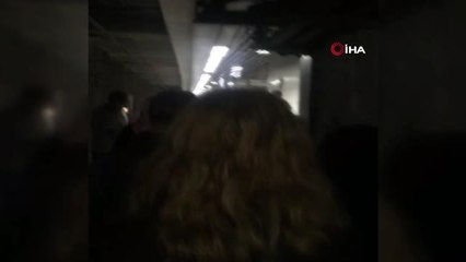 Marmaray'da Arıza: Yolcular Tüp Geçitten Yürüyerek Çıktı