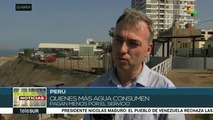 Perú: abandono gubernamental pone en riesgo suministro de agua a Lima