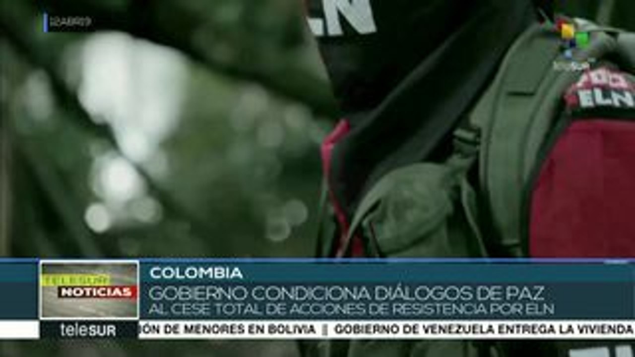 Colombia: ELN anuncia cese unilateral al fuego para reactivar diálogos