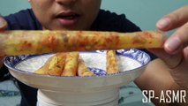 ASMR RICE CHILI PAPER ROLLS WITH BUTTER, FRIED TINY SHRIMP, ONION, AND CHILI SALT - WHISPERING | STEVEN PHAN ASMR KING