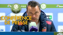 Conférence de presse ESTAC Troyes - Gazélec FC Ajaccio (1-0) : Rui ALMEIDA (ESTAC) - Hervé DELLA MAGGIORE (GFCA) - 2018/2019
