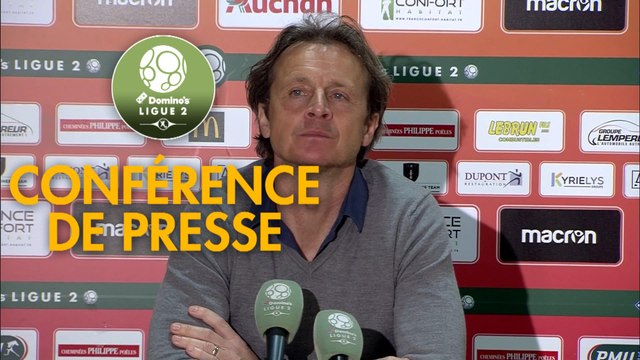 Conférence de presse RC Lens - Valenciennes FC (0-0) : Philippe MONTANIER (RCL) - Réginald RAY (VAFC) - 2018/2019