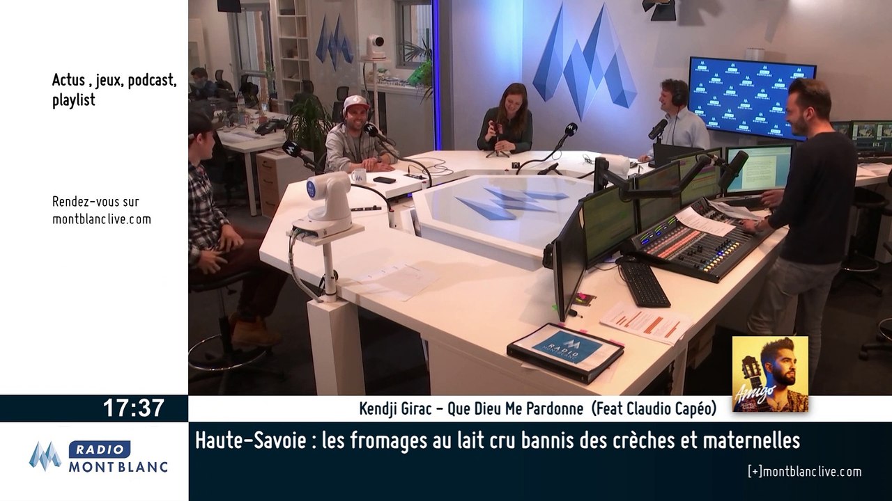 Thomas Fanara en direct sur Radio Mont Blanc