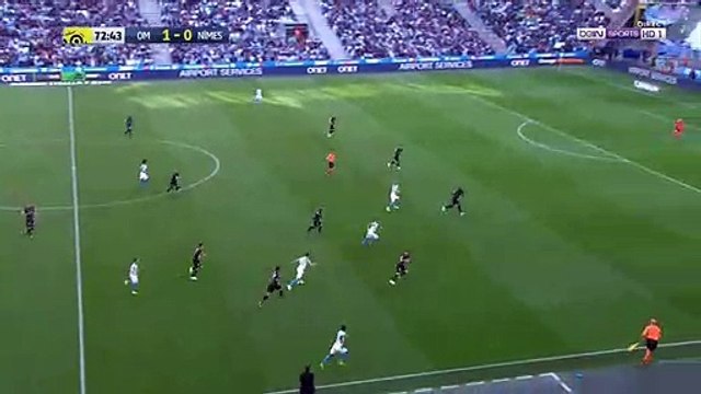 Résumé Marseille (OM) 2-1 Nîmes buts / Ligue 1