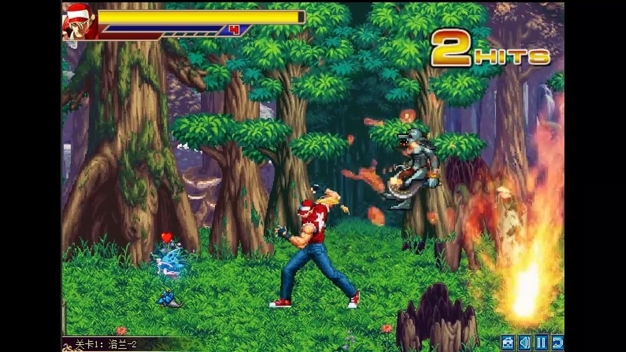 Terry Vs DNF Level 1 The King Fighter