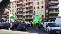 Sevilla-Betis: Llegada de la Afición del Betis al Ramón Sánchez Pizjuán