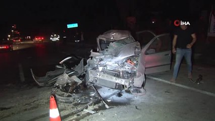 Beton Mikseri Otomobili Altına Aldı: 5 Yaralı