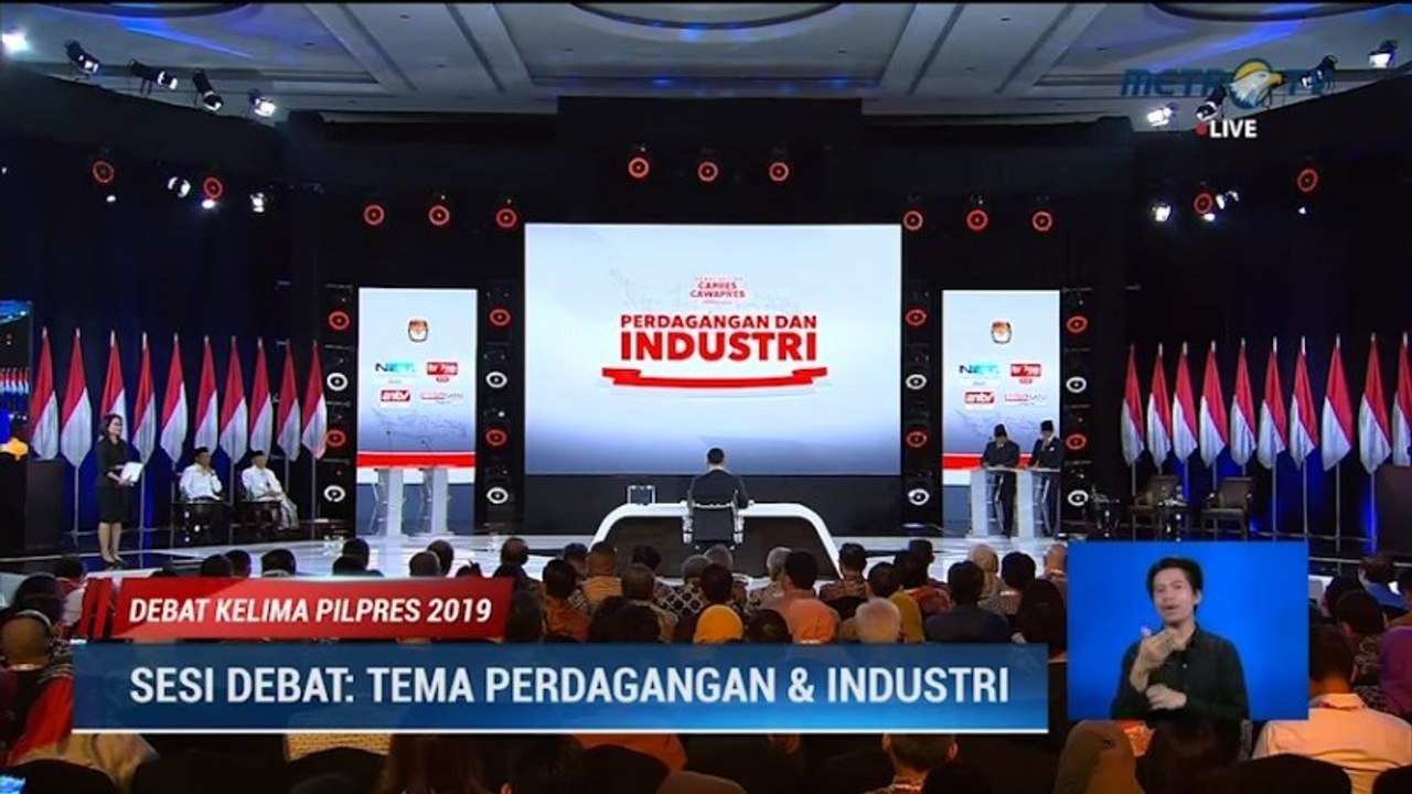 Debat Terakhir Pilpres 2019 Jokowi-Amin vs Prabowo-Sandi - Part 4