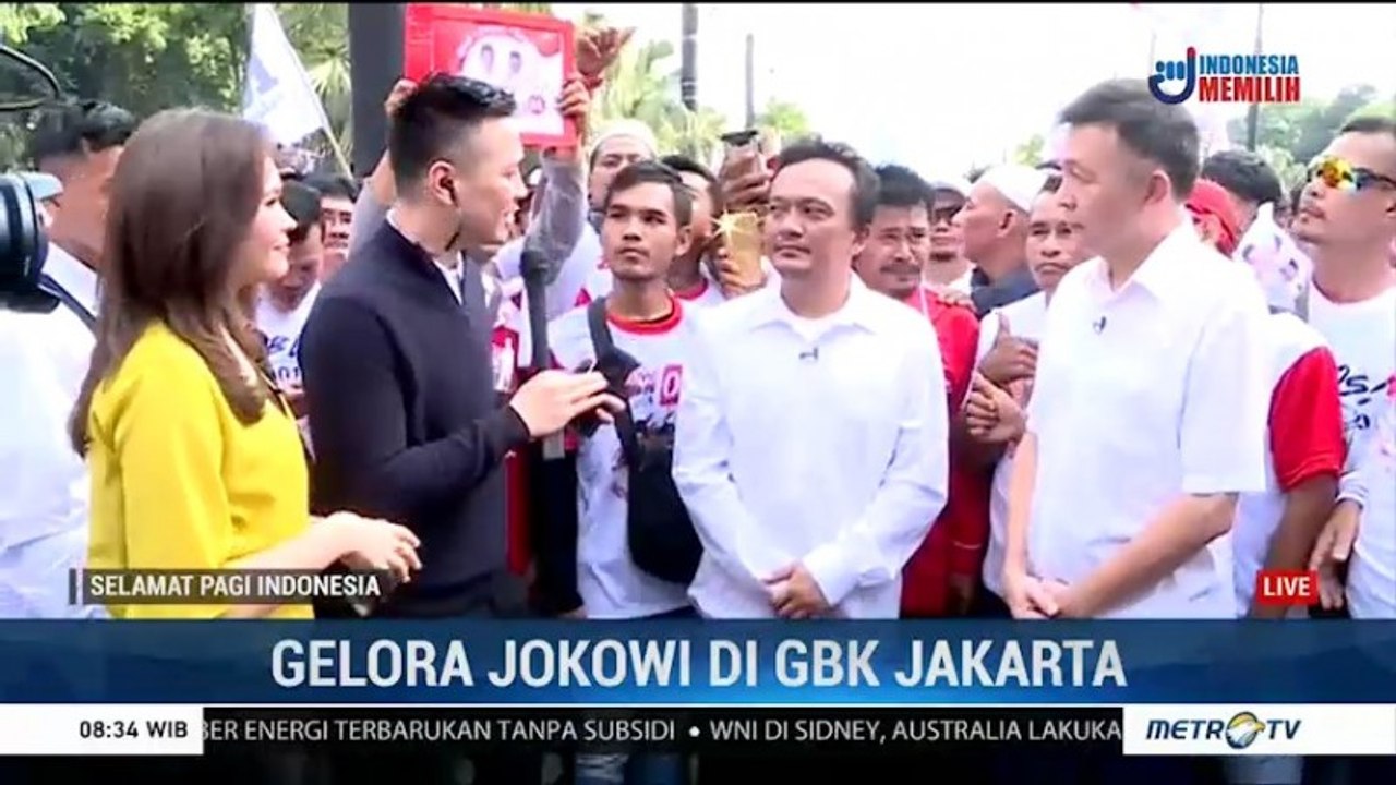 Gelora Pendukung Jokowi di Gelora Bung Karno (2)
