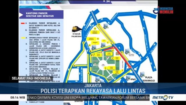 Ini Rekayasa Lalu Lintas Jelang Kampanye Akbar Jokowi-Ma'ruf di GBK