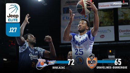 Jeep® ÉLITE : Boulazac vs Gravelines-Dunkerque (J27)