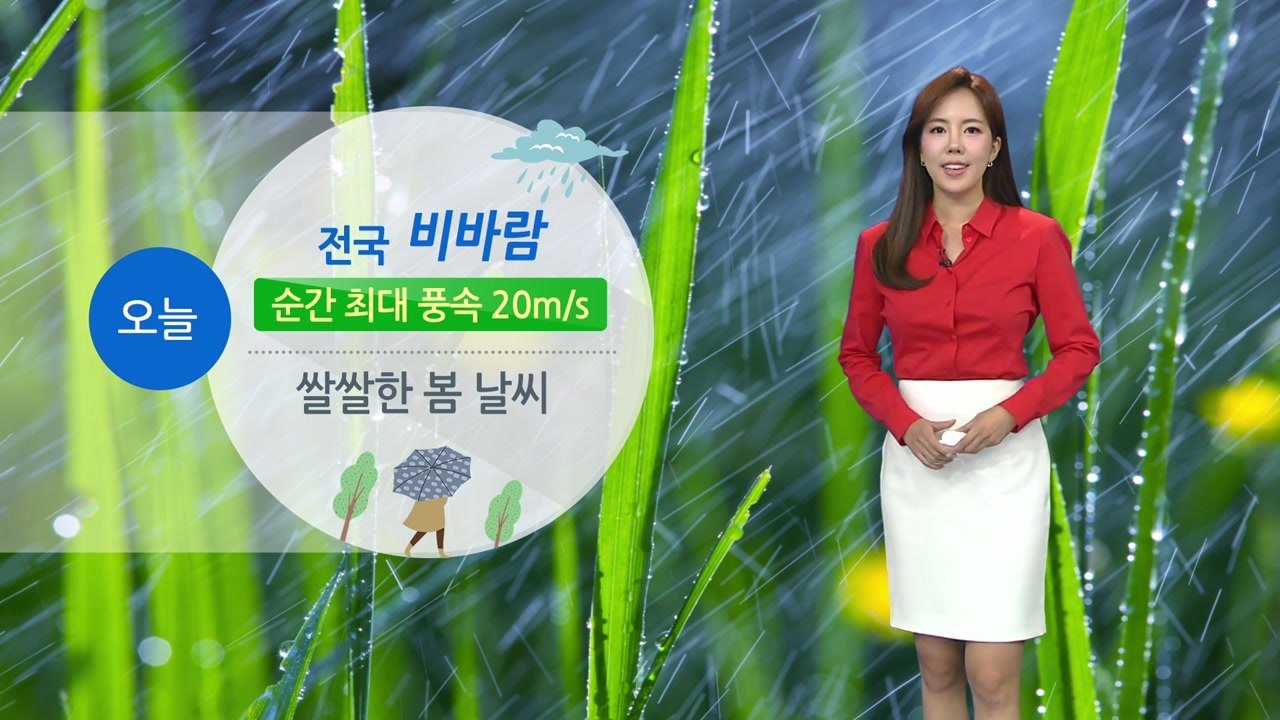 [날씨] 오늘 전국에 비바람...태풍급 강풍 주의 / YTN