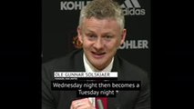 Solskjaer 'doesn't understand' Champions League schedule