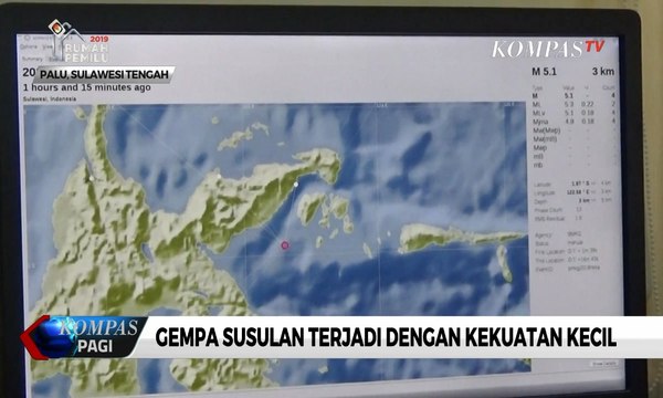 Pasca-gempa Magnitudo 6,8 di Poso, Terjadi 75 Kali Gempa Susulan
