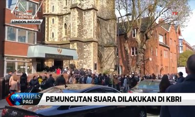 Intip Pencoblosan Surat Suara oleh WNI di Kota London