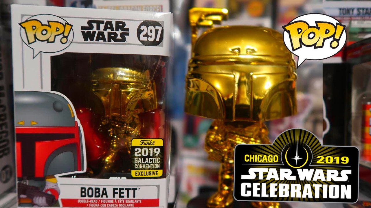 gold boba fett pop