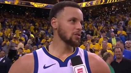 Postgame Warriors Talk: Stephen Curry On ABC - 4/13/19