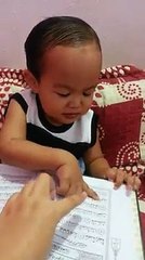 very intelligent baby