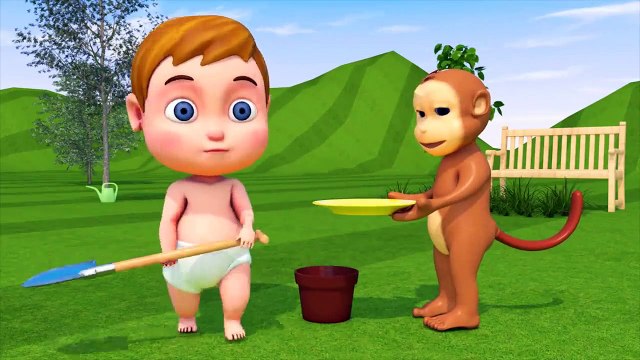 Children swim with a cute duck float - children's songs education For children