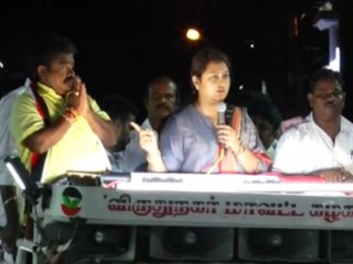 எனது ஓட்டு ஸ்டாலினுக்குத்தான்.. நடிகை விந்தியா பரபரப்பு பேச்சு