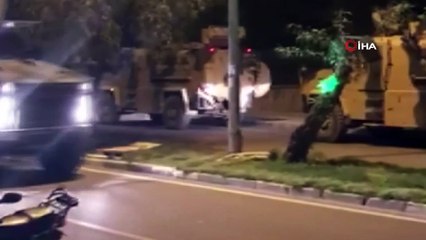 Suriye sınırına komando ve askeri araç sevkiyatı