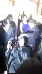 Chennai College girl headshave by straight razor for charity