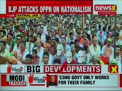 PM Narendra Modi addresses the rally in Kathua, Himachal Pradesh, Lok Sabha Elections 2019