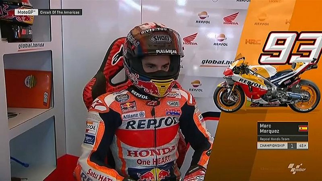Marquez holt siebte Pole in Austin, Rossi auf Platz 2